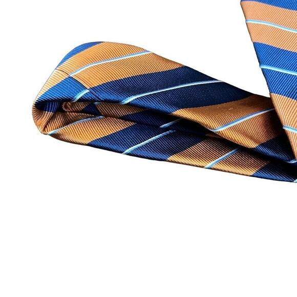 Jos A Bank Joseph Mens Traveler Stain Resistant Diagonol Stripe Necktie Tie Silk - Picture 3 of 16